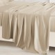 Beige 22 Momme Mulberry Silk Sheet Set Canada