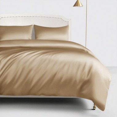 Cappuccino 22 Momme Mulberry Silk Duvet Cover Canada