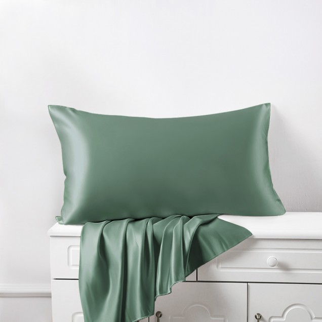 Celadon Green Envelope 22 Momme Mulberry Silk Pillowcase Canada