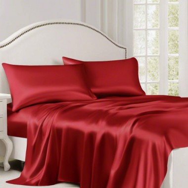 Cherry 22 Momme Mulberry Silk Flat Sheet Canada