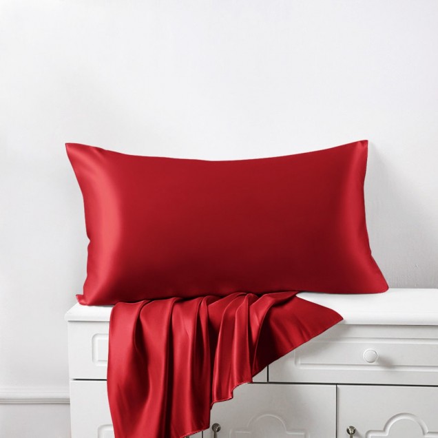 Cherry 22 Momme Mulberry Silk Pillowcase with Hidden Zipper Canada