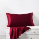 Claret 22 Momme Mulberry Silk Pillowcase with Hidden Zipper Canada