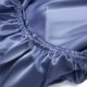 Dark Blue 22 Momme Mulberry Silk Fitted Sheet Canada