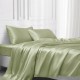 Sage Green 22 Momme Mulberry Silk Flat Sheet Canada