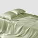 Sage Green 22 Momme Mulberry Silk Flat Sheet Canada