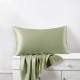 Sage Green 22 Momme Mulberry Silk Pillowcase with Hidden Zipper Canada