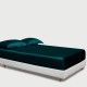 Teal 22 Momme Mulberry Silk Fitted Sheet Canada